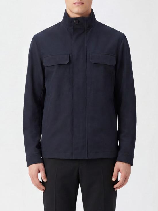 26SS 에르메네질도제냐 자켓 UHTC5A3HCT577 412 Ocean