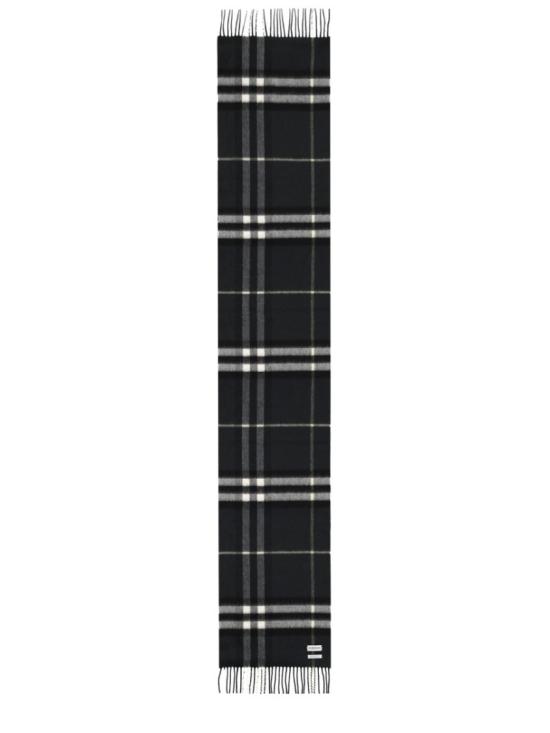  버버리 체크 캐시미어 스카프 8112629 C1221 Black