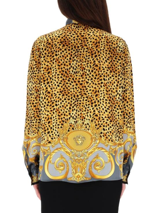 25FW 베르사체 블라우스 1021637 1A162625E700 Grey - VERSACE