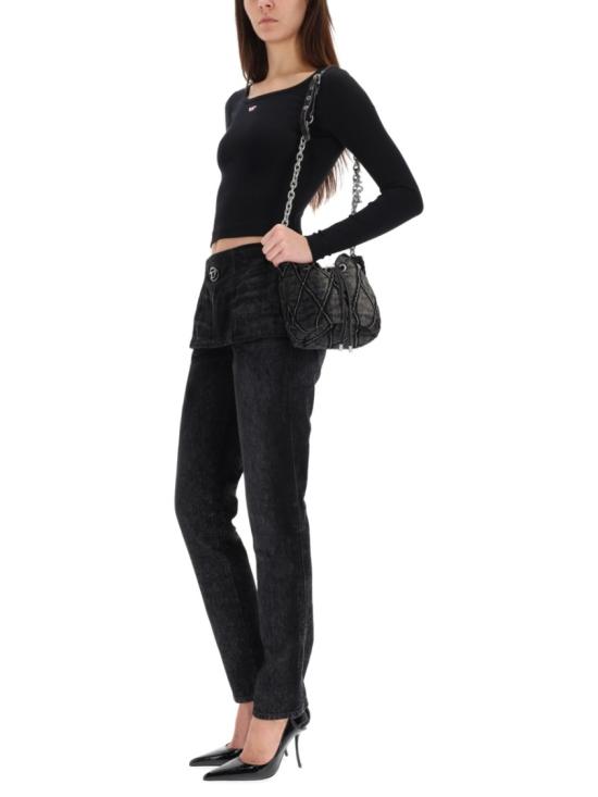 25FW 디젤 데님 팬츠 A21370 007DB02 Black - DIESEL