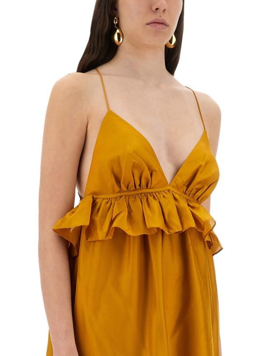 25FW 짐머만 롱 원피스 4522DSS251 GLD Orange - ZIMMERMANN