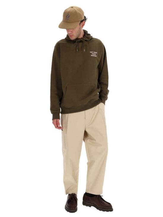 25FW 드롤드무슈 후드 티셔츠 HO162 CO127KAKI Black - DROLE DE MONSIEUR