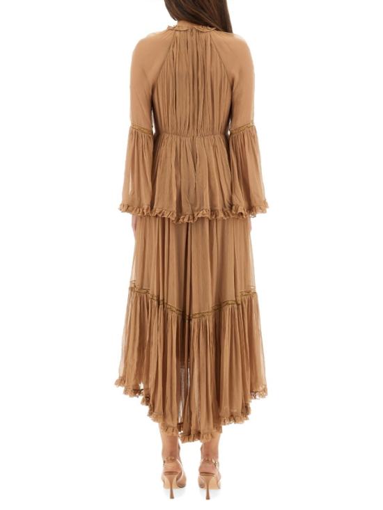 25FW 짐머만 롱 원피스 5345DF251 BIS Brown - ZIMMERMANN