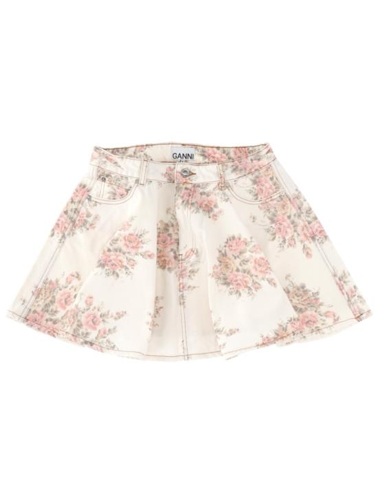 25FW 가니 숏 스커트 J1894 135 Neutrals