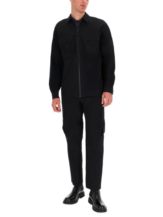 25FW 베르사체 스트레이트 팬츠 79GAAD03 CQ10D899 Black - VERSACE