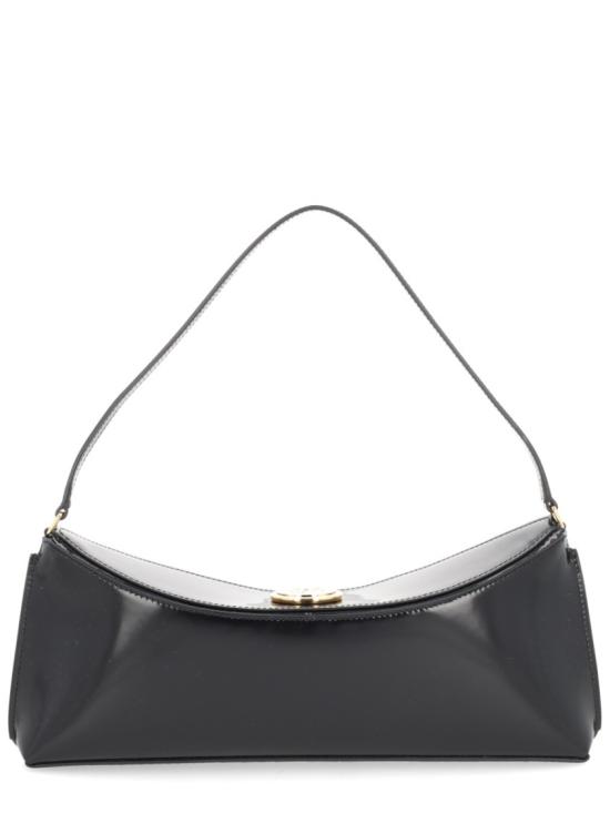 25FW 자크뮈스 오발로 숄더백 BAW00438AC1 8A01990 Black - JACQUEMUS