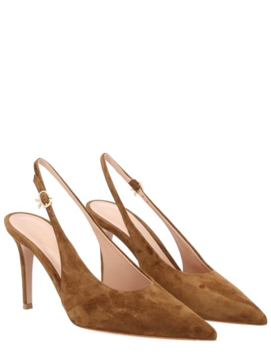 26SS 지안비토로시 힐/펌프스 G95461 85RICCAMTEXA Brown - GIANVITO ROSSI