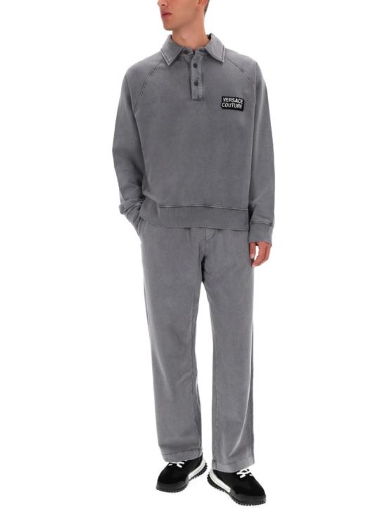 25FW 베르사체 폴로 티셔츠 79GAIE00 CF00E831 Grey - VERSACE