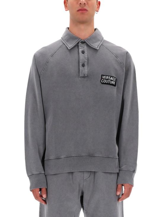 25FW 베르사체 폴로 티셔츠 79GAIE00 CF00E831 Grey