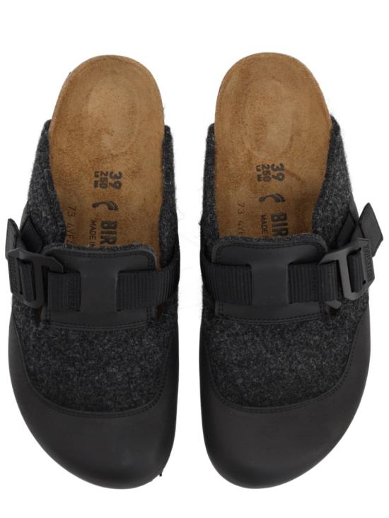 25FW 버켄스탁 보스턴 노바 펠트 레더 텍스타일 1030216 ANTHRACITE Black - BIRKENSTOCK
