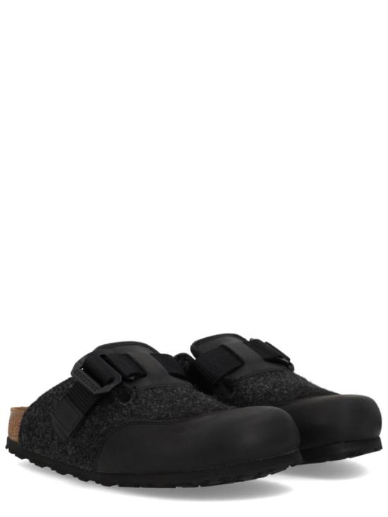 25FW 버켄스탁 보스턴 노바 펠트 레더 텍스타일 1030216 ANTHRACITE Black - BIRKENSTOCK