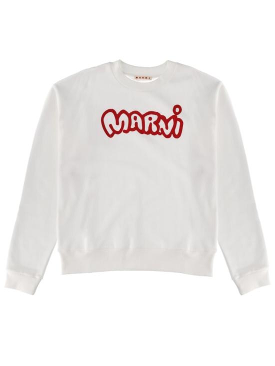 25FW 마르니 긴팔 티셔츠 FUMU0074BP USCY56LOW02 White