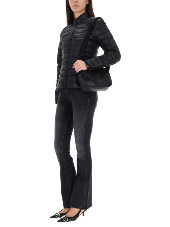 25FW 디젤 파일럿 바이커 디테일 푸퍼 자켓 A18986 0BHAZ9XX Black - DIESEL