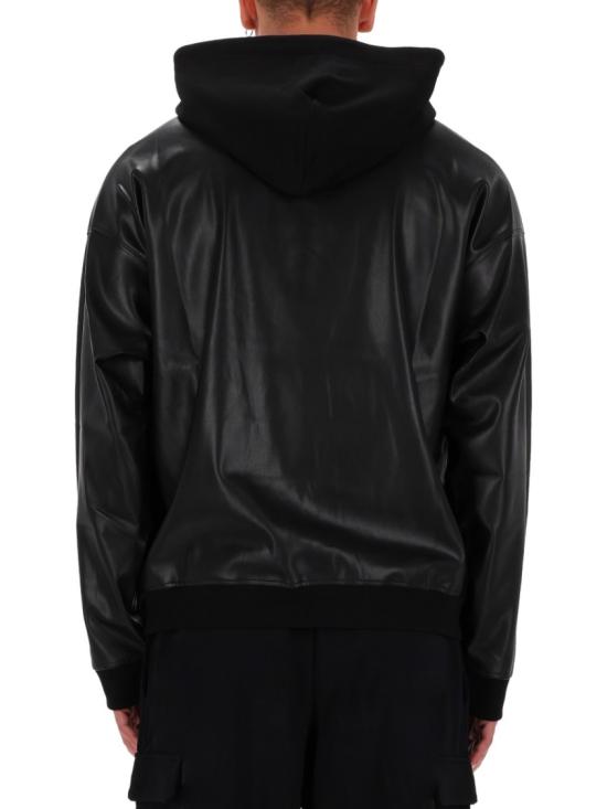 25FW 베르사체 후드 티셔츠 79GAI311 F0010899 Black - VERSACE