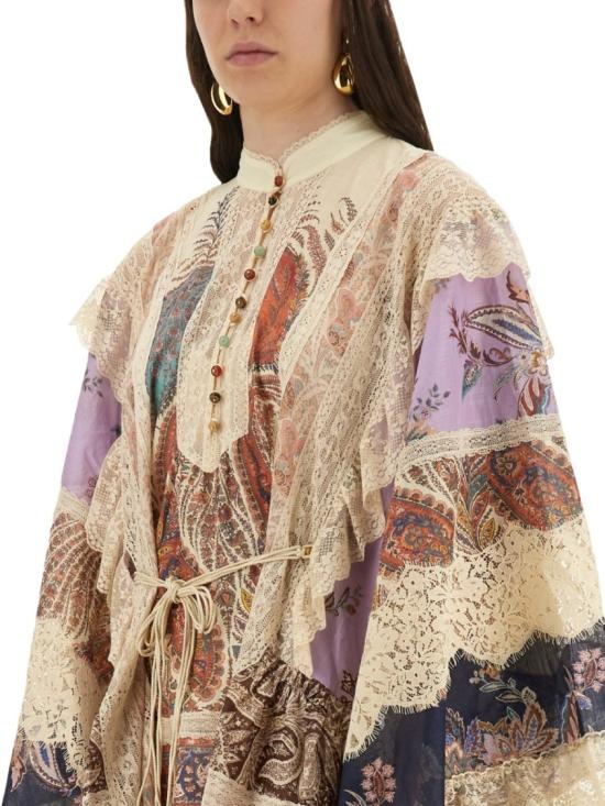 25FW 짐머만 미디 원피스 3308DSS251 SPLI Neutrals - ZIMMERMANN