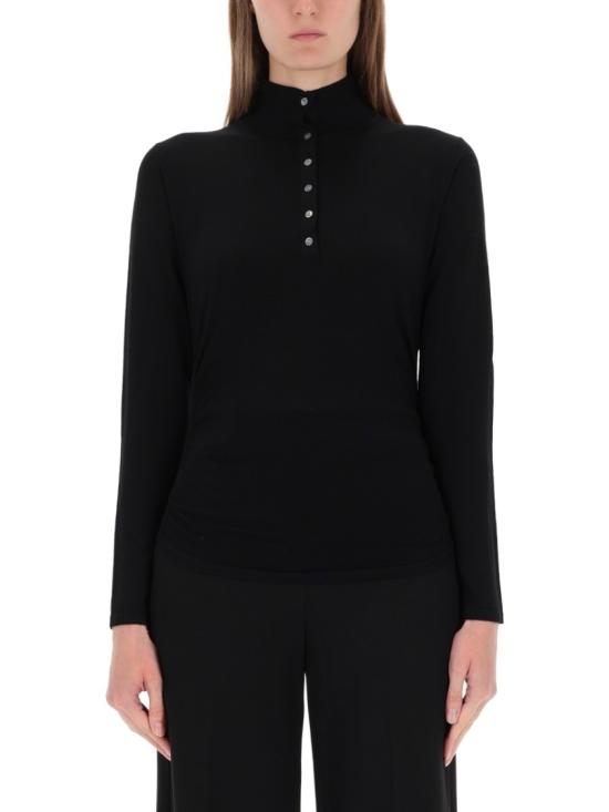 25FW 띠어리 터틀넥 P0811708 001 Black