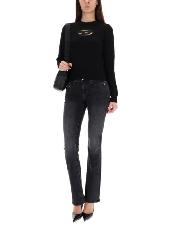 25FW 디젤 M 아리사 슬림 캐시미어 블렌드 점퍼 A17687 0KCAE9XXA Black - DIESEL
