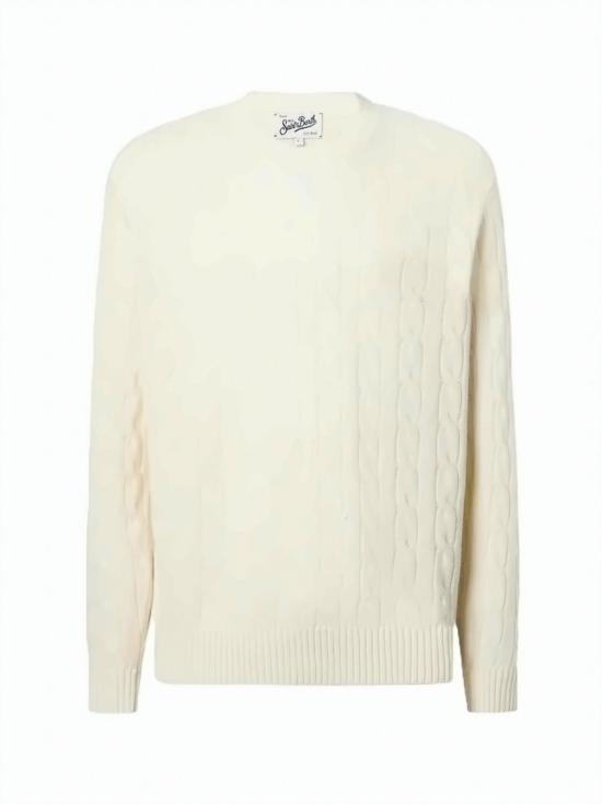25FW 세인트바쓰 스웨터 REGENTBRAIDWOOL00040I Neutrals