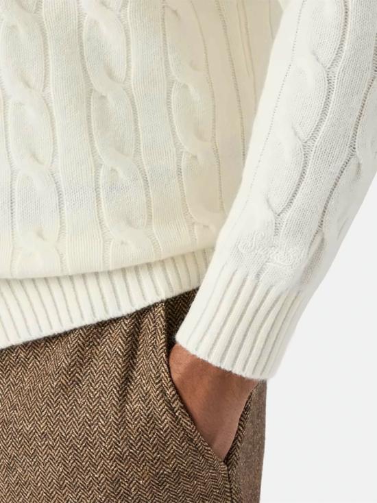 25FW 세인트바쓰 스웨터 REGENTBRAIDWOOL00040I Neutrals - MC2 SAINT BARTH