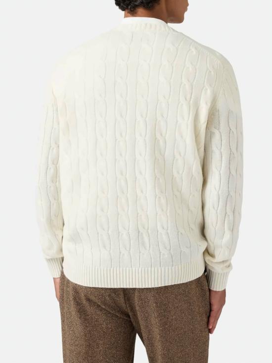 25FW 세인트바쓰 스웨터 REGENTBRAIDWOOL00040I Neutrals - MC2 SAINT BARTH