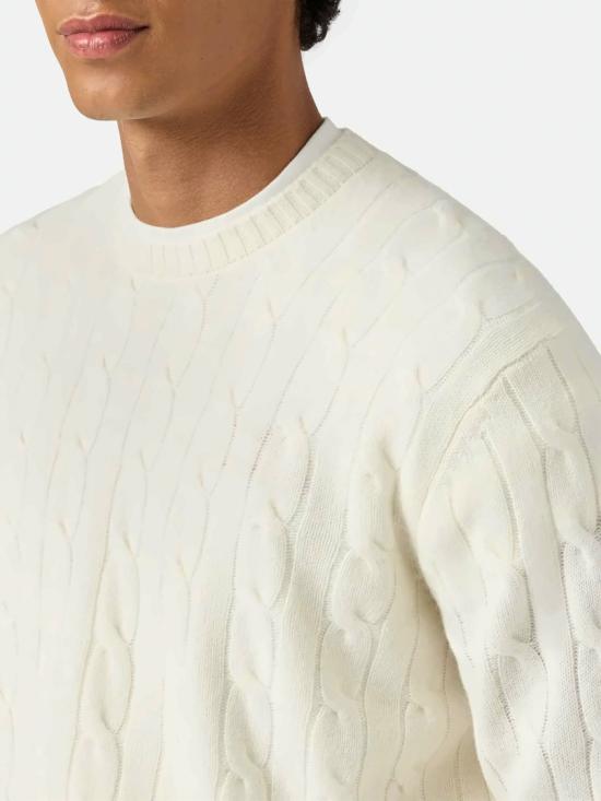 25FW 세인트바쓰 스웨터 REGENTBRAIDWOOL00040I Neutrals - MC2 SAINT BARTH