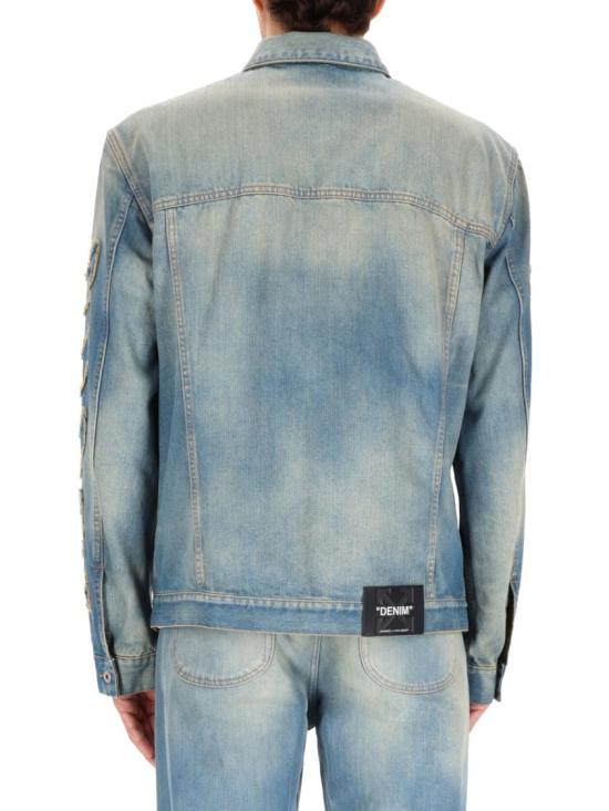 25FW 오프화이트 데님 자켓 OMYE09B F25DEN0014141 Blue - OFF WHITE