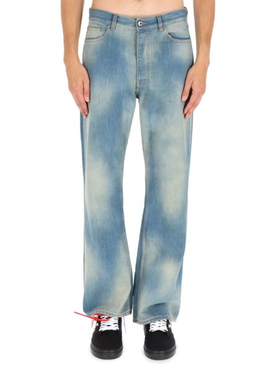 25FW 오프화이트 데님 팬츠 OMYA18W F25DEN0034141 Blue