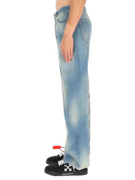25FW 오프화이트 데님 팬츠 OMYA18W F25DEN0034141 Blue - OFF WHITE