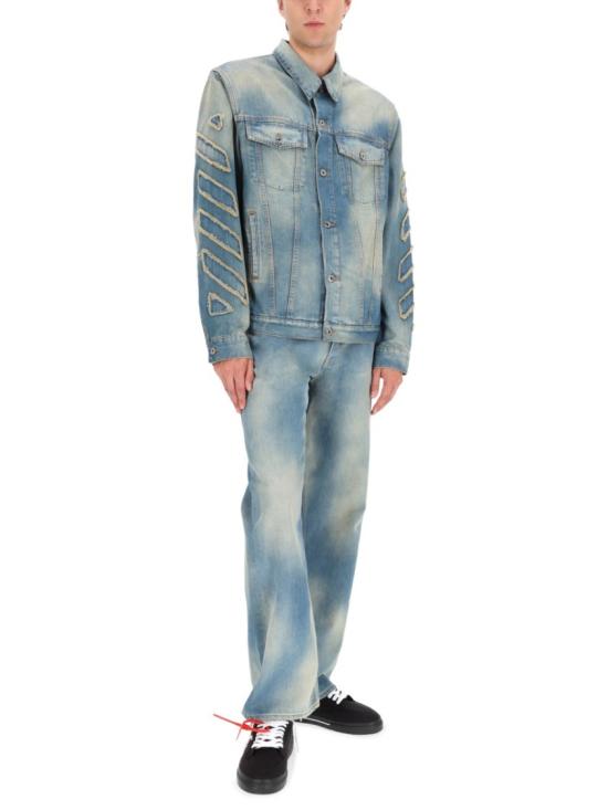 25FW 오프화이트 데님 팬츠 OMYA18W F25DEN0034141 Blue - OFF WHITE