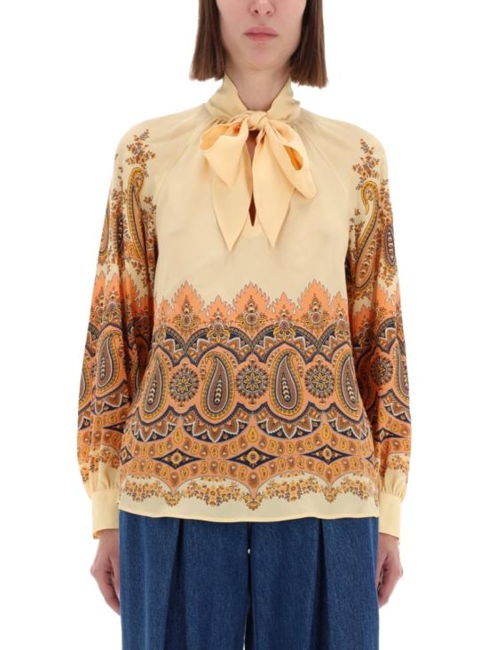 25FW 에트로 블라우스 WRJA0091 99SP1G3X0820 Brown
