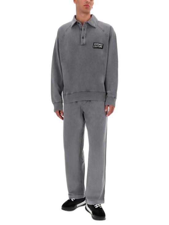 25FW 베르사체 스트레이트 팬츠 79GAAE00 CF00E831 Grey - VERSACE