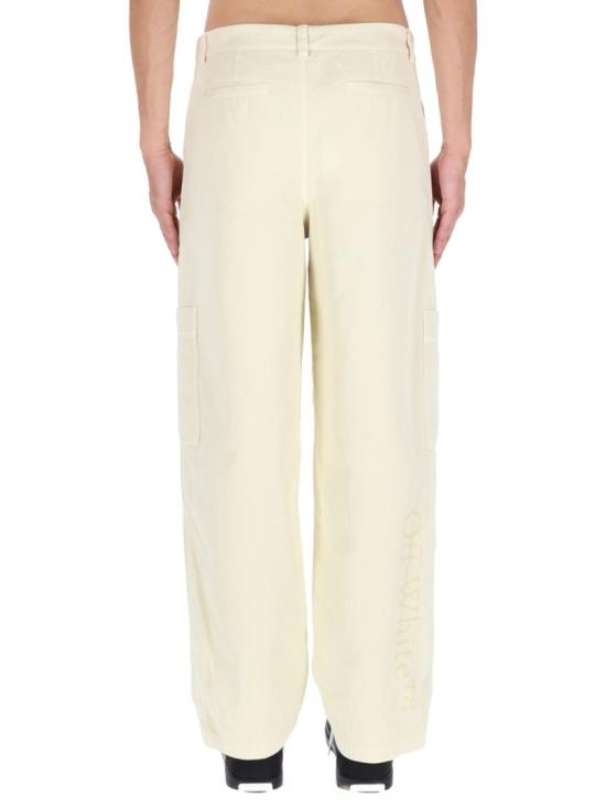 25FW 오프화이트 팬츠 OMCF04E F25FAB0011717 White - OFF WHITE