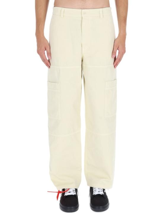 25FW 오프화이트 팬츠 OMCF04E F25FAB0011717 White