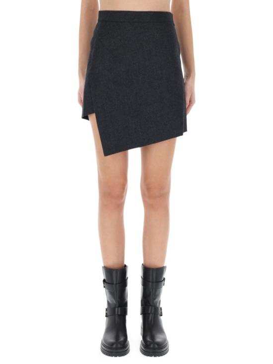 25FW 비비안웨스트우드 미디 스커트 1K01002C W0173P403 Black