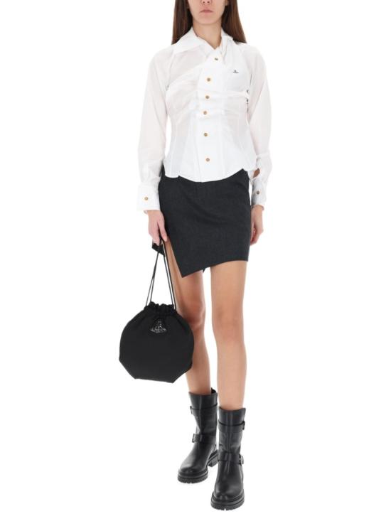 25FW 비비안웨스트우드 미디 스커트 1K01002C W0173P403 Black - VIVIENNE WESTWOOD