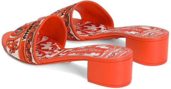 26FW 돌체앤가바나 뮬/슬리퍼 CR1748AV8048W801 ORANGE - DOLCE & GABBANA