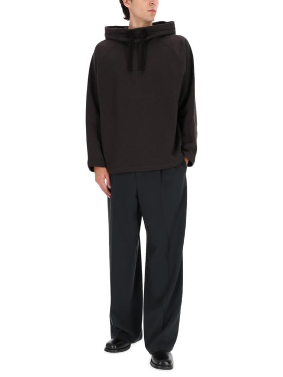 25FW 르메르 후드 탑 TO1453 LJ1047BR999 Black - LEMAIRE
