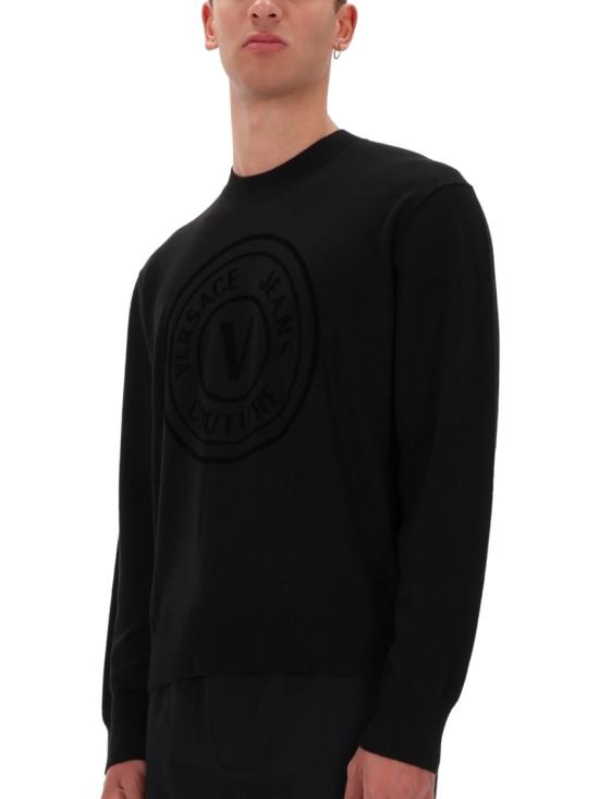 25FW 베르사체 스웨터 79GAFM15 CMN06899 Black - VERSACE