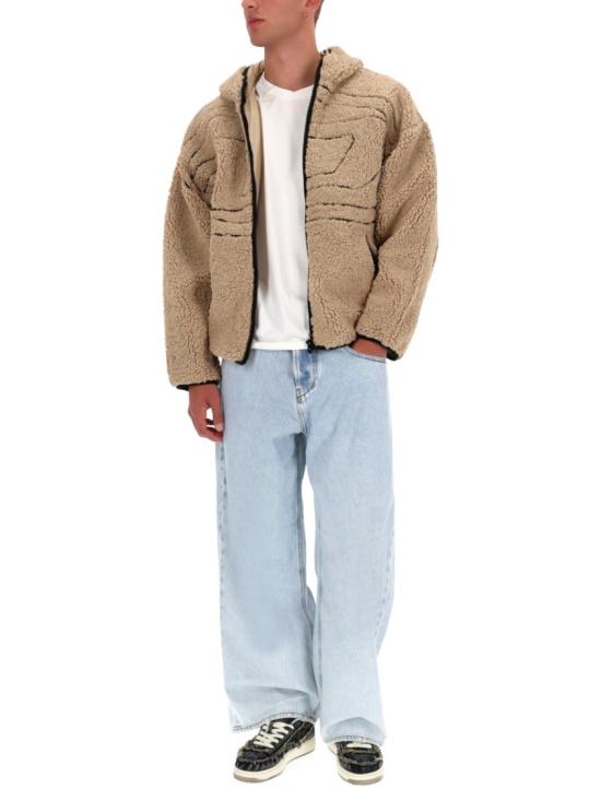 25FW 디젤 S-ZAT 테디 후디 자켓 A18947 0KIBT5FQ Neutrals - DIESEL