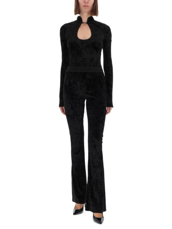 25FW 베르사체 긴팔 티셔츠 79HAM210 J0193899 Black - VERSACE