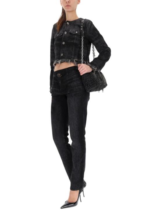 25FW 디젤 트러커 자켓 A21616 007DB02 Black - DIESEL