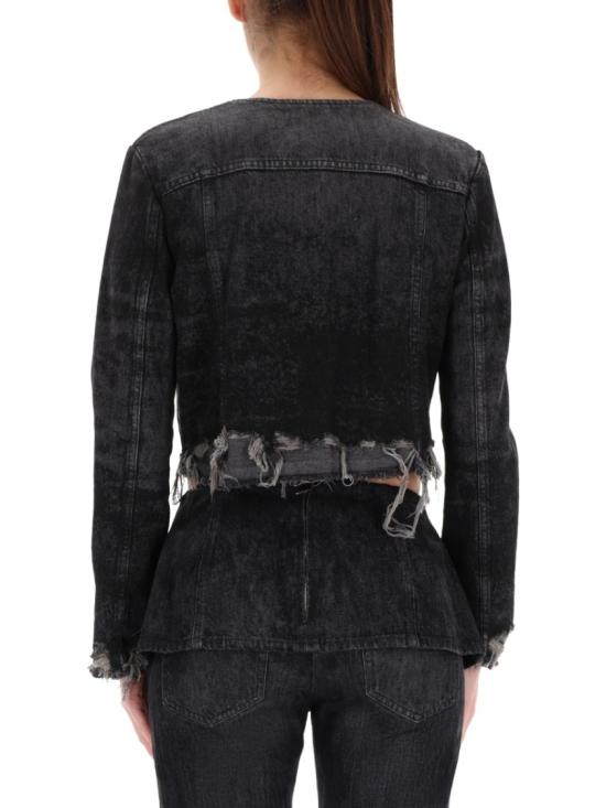 25FW 디젤 트러커 자켓 A21616 007DB02 Black - DIESEL