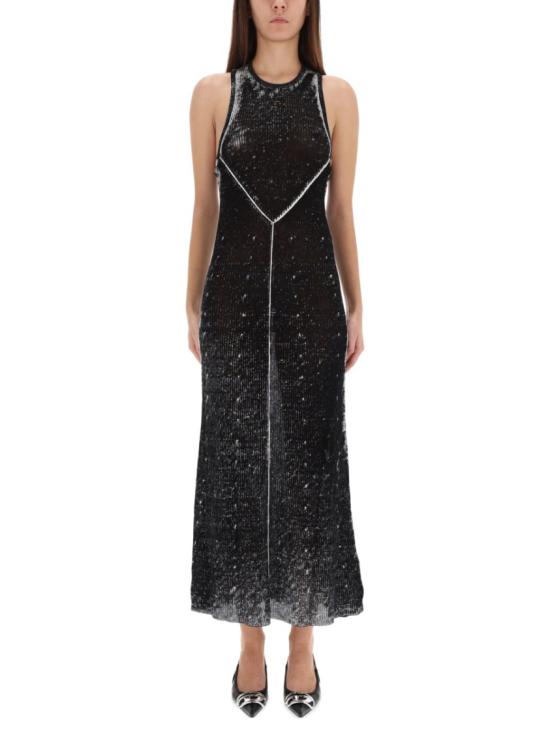25FW 디젤 롱 원피스 A18881 0IKCL9XX Black