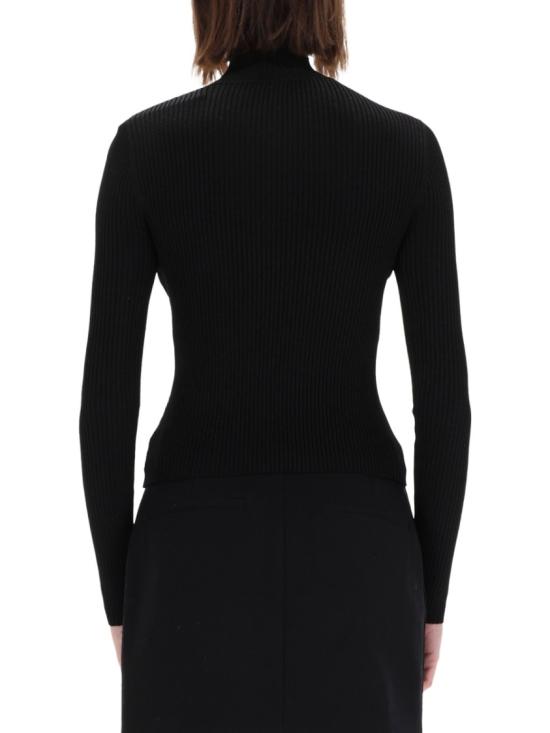 25FW 베르사체 긴팔 티셔츠 79HAFM16 CMH23899 Black - VERSACE
