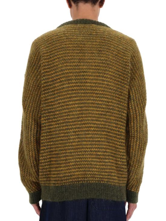 25FW 와이엠씨 스웨터 P8ZAJ YELLOW GREEN Brown - YMC