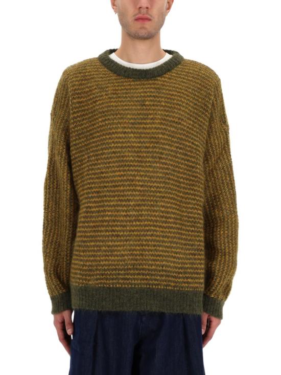25FW 와이엠씨 스웨터 P8ZAJ YELLOW GREEN Brown