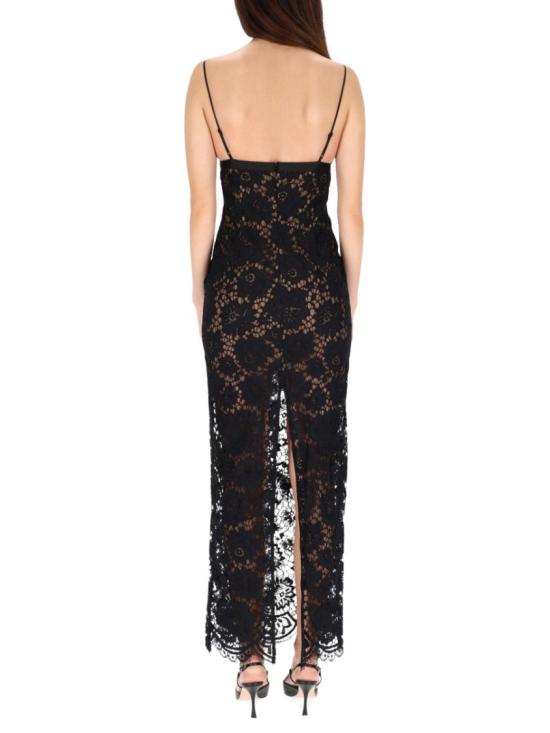25FW 셀프 포트레이트 롱 원피스 AW25 096X B BLACK Black - SELF PORTRAIT