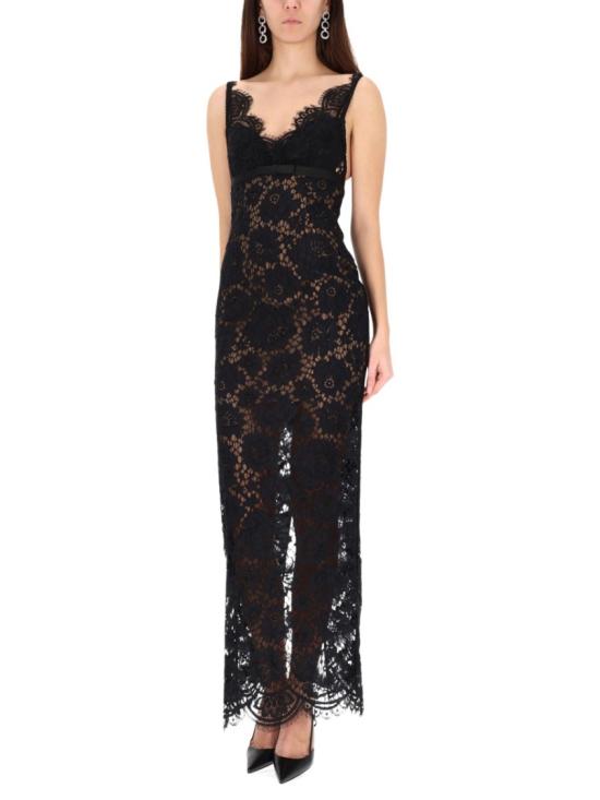 25FW 셀프 포트레이트 롱 원피스 AW25 096X B BLACK Black - SELF PORTRAIT