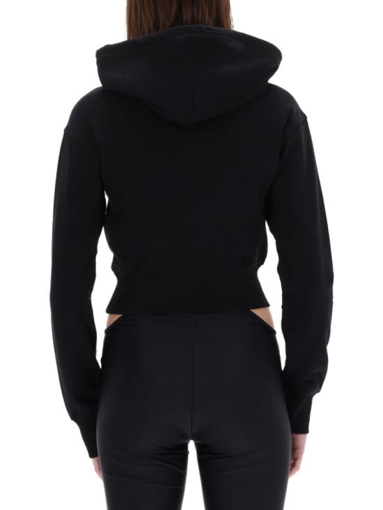 25FW 베르사체 후드 티셔츠 79HAIC01 CF00C899 Black - VERSACE