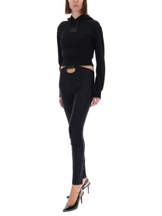 25FW 베르사체 후드 티셔츠 79HAIC01 CF00C899 Black - VERSACE